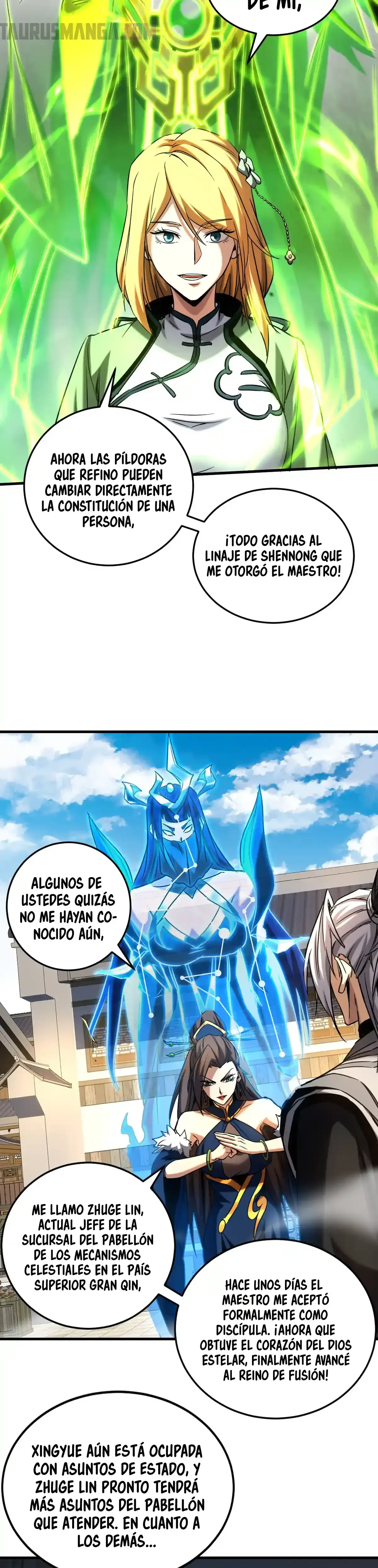 Mientras mis discípulas se matan, yo me relajo! > Capitulo 140 > Page 121